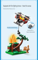 Vehículo De Incendio De La Serie Ciudad 502 PCS Con Rojín Agua Y Escuadrón De Bomberos Para Niños Juguetes De Construcción De Bloques Compatible Con Lego - details 10