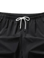 Shorts Deportivos Para Hombre 5 Colores 5-Pack Ligeros Con Cinturón Elástico Y Cordón Para Correr Y Uso Casual - details 4