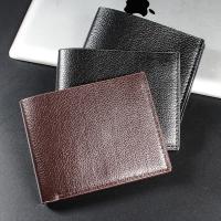 Cartera de hombre Cartera de cuero para hombre negra - details 2