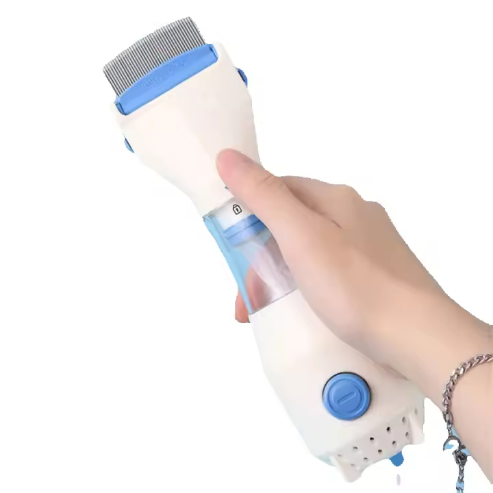 Peine Quita Piojos Eléctrico. Cuchillo Mata Piojos, Liendres, Pulgas para mascotas. Sin Dolor, Seguro y Suave para Niños Y Adultos - 1