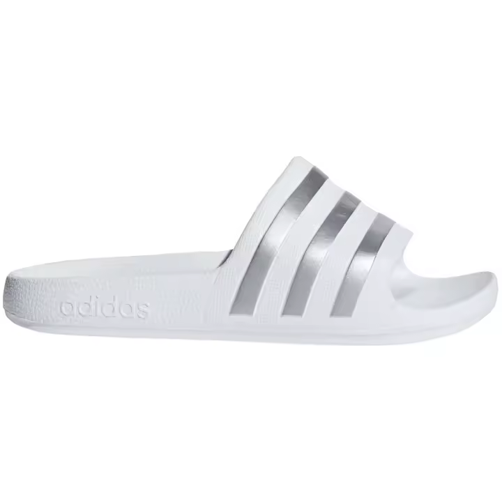 Chanclas adidas Adilette Aqua Junior Blanco/Plata - Elegir Talla - 1