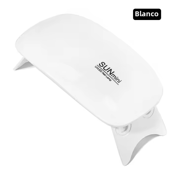 Secador De Uñas Portátil 6W Con 6 Lámparas LED UV Para Manicura En Casa Cable USB Para Secado De Polvos Y Varnish Peso 80g - 1