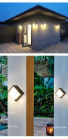 Lámpara De Pared LED Impermeable IP65 Para Exterior Luz De Exterior Moderna En Negro Decorativa Y Funcional Iluminación Exterior Sconce - details 13