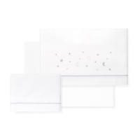 Interbaby sabanas 100% algodon para coche con estrellas y topitos bordados - details 3