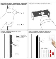 Lámpara De Pared LED Moderna Impermeable IP65 Para Exteriores Luz De Jardín Y Pórtico Lámpara De Aluminio 110V 220V Regulable - details 12