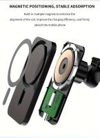 Soporte Magnético para Teléfono de Coche de Carga Universal 15W con Succión FuerteInstalación con Un Solo Toque Compatibilidad Universal Salida de Aire de Navegación en Coche - Compatible con iPhone15 12 14 & 13 - details 9