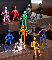Robot Móvil Multicamado 3D Imprimido Muñeco De Prueba Figura De Acción Adulto Juguete Para Niños 14CM Sin Control Remoto - details 8