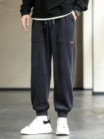 Nuevos Pantalones De Corduroy Para Hombre Otoño Invierno Estilo Callejero Holgado Casuales Pantalones De Jogger Talla plus Hasta 8XL - details 19