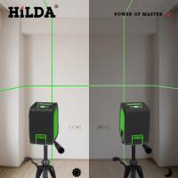 Nivel Laser HILDA 2 Líneas Recargable Por USB Mini Nivel Laser Auto Nivelado Con Láser Verde Rayos Horizontales Y Verticales - details 6
