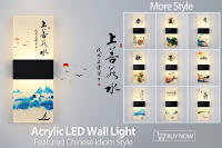 Lámpara De Pared LED De Acrílico Original Diseño Nórdico 6W Sconce Para Balcón Pasillo Lámparas De Noche Para Dormitorio Decoración De Hogar Color Negro Oro Plateado - details 0