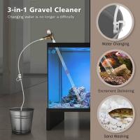 Kit de Limpieza de Grava para Acuario, cambio de agua con Boquilla Largo para variar el agua y limitar la Grava del Filter con fondo de presión de aire y Ajuste - details 4
