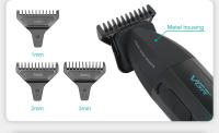 Cortadora De Pelo Profesional VGR V-003 Con Pantalla Digital 9000 RPM Máquina De Corte Para Barberos Trimmer Para Hombres Recargable Universal 160 Minutos De Uso - details 7