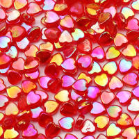 100pcs Bolas De Acrílico Corazón AB Color Transparentes 8mm Para Fabricación De Joyas Collares Pulseras Accesorios DIY - details 6