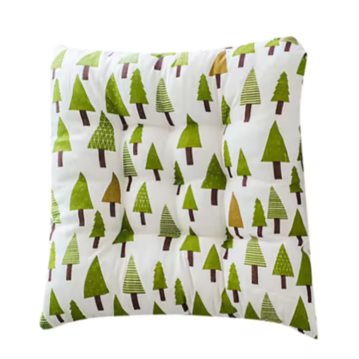 Almohadilla Suave De Cojín Para Sofa Silla De Jardín Patio Casa Oficina Estilo Pastoral Removible Y Lavable Cuadrado - 1