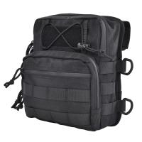 Bolsa T-Bar Molle Universal Para Harley Softail Low Rider ST Bobber Cafe Racer Estilo Club Resistente Al Agua Y Al Desgaste Con Cremallera Y 4 Correas De Velcro - details 11