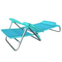 Silla Tumbona plegable de playa 5-7 Posiciónes diferentes colores, con estructura de aluminio y tejido textilen, transpirable y fresco - Maxia Market - details 2