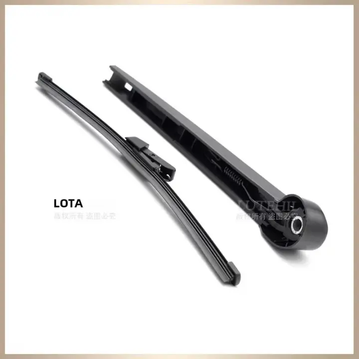 Kit De Limpiaparabrisas Trasero Para Ford Fiesta MK5 Hatchback 2002-2008 Plegable Con Cuchilla Y Brazo Material De Goma Natural - 1