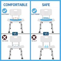 Bath Chair Mat Bath Mat Disabled Non-Slip Seat Pad Portable Bath Mat Bath Stool Cushion Elderly Children Folding - details 3