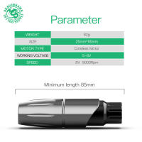 Set Profesional De Máquina De Tatuaje Rotary Mast Tour Con Batería Inalámbrica Y Pluma Para Artistas Suministros Permanentes De Tatuaje Y Maquillaje - details 2