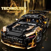 MOC Construcción De Coche De Carreras 1:14 Set De Bloques Deportivos 1466 Piezas Para Niños Y Adultos Juguetes De Cumpleaños - details 1