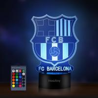 Lampara 3D + mando futbol club Barcelona Nuevo , envio 24h - details 0