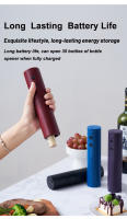 Juego De Vino Tinto Con Abrebotellas Eléctrico Inalámbrico Y Sellador De Vino Automático Decantador Barra Cocina Productos - details 6
