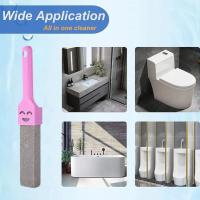 Pulverizador De Ceniza Amarillo Para Limpieza Del Baño Cepillo De Desechado De Escaleras Y Manchas De Inodoro Herramienta Doméstica Potente Para Eliminar Escalas Y Manchas - details 6