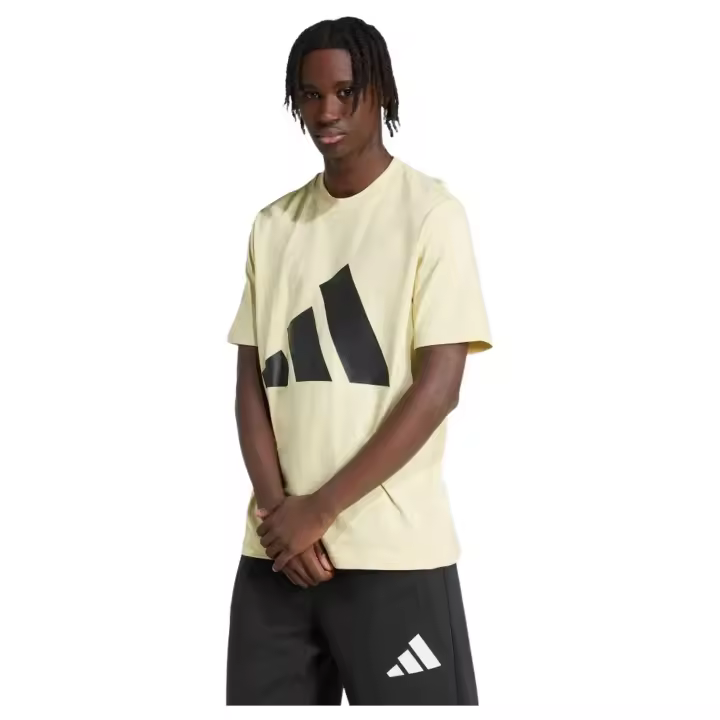 Camiseta de Manga Corta Adidas  para hombre en color beige - 1