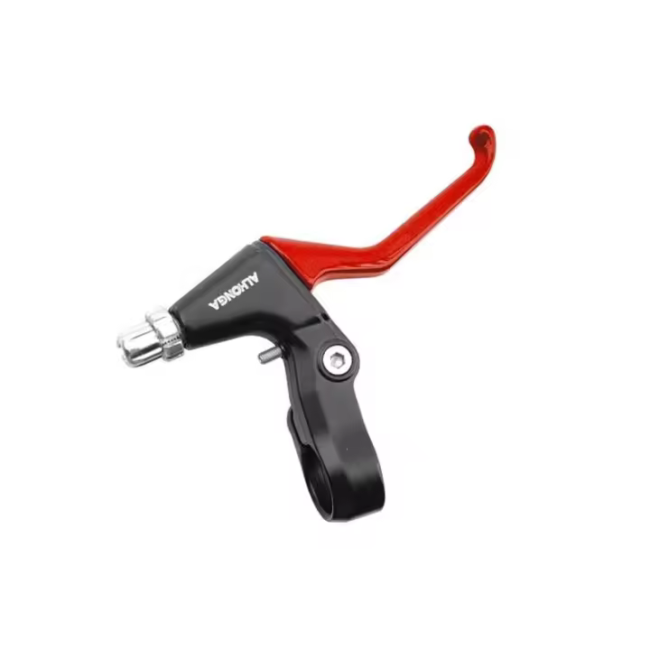 Alhonga ALHONGA Juego de Manetas de Freno para Bicicleta en Rojo con Sistema V-Brake - 1
