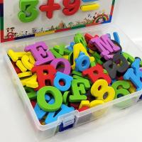 Juego De Letras Y Números Magnéticos Para Nevera Alfabeto ABC Y Cuentas 123 En Plástico Educativo Para Preescolar Aprendizaje Uso En Nevera - details 3