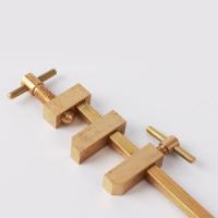 2Pcs Abrazadera De Madera Japonesa Para Trabajos De Carpintería Con Cuerpo Paralelo Y Punta De Latón Clip Auxiliar Para Posicionamiento De Tablas - details 3