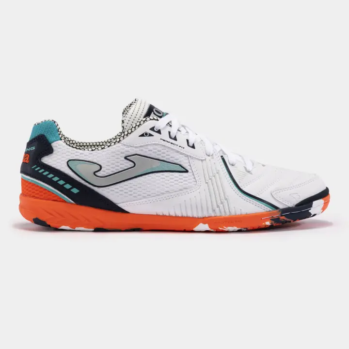 Zapatillas de Fútbol Sala Joma Dribbling 2432 Blanco/Naranja - 1