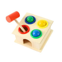Juego De Tablero De Rompecabezas De Madera Para Niños Juguete Montessori De Martillar Bola Juguete Educativo Para Niños Y Niñas Familiar - details 6