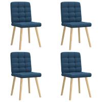 vidaXL Sillas de comedor 4 unidades tela taupe en color Taupé/Marrón oscuro/Gris nube y más | cómodas modernas ergonómicas para comedor cocina salón hogar - details 3