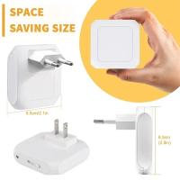 Lámpara Nocturna LED Con Sensor De Movimiento Luz Sin Cable Para Dormitorio Pasillo Iluminación Ajustable EU UK AU Enchufe - details 7