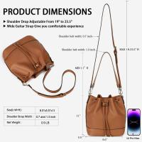 Bolso De Hombro Para Mujer Elegante Bolso Cruzado De Moda Para Uso Diario Casual Bolsa De Mano Con Bolsillos Internos Material PU - details 0