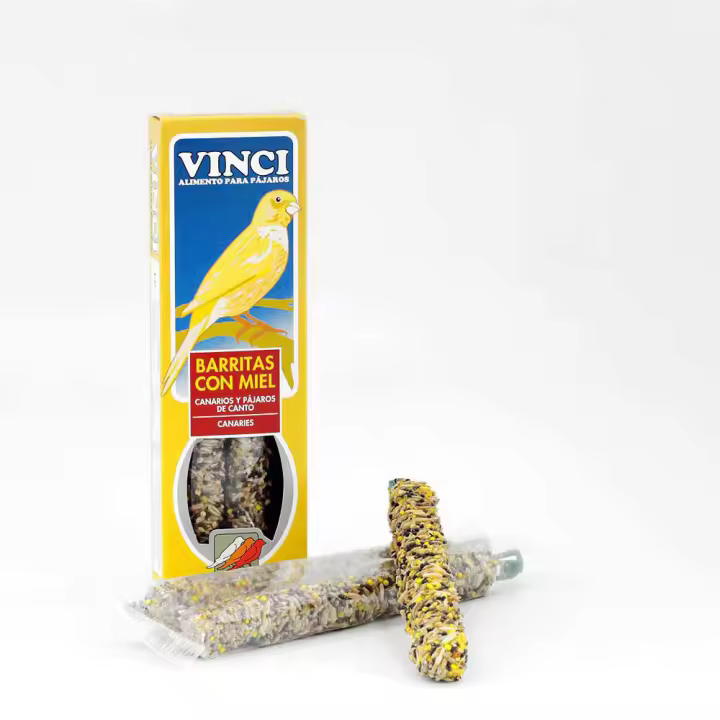 Alimento para Pájaros Vinci - Barritas de Miel para Canarios 2uds - Fortalece el Sistema Inmunológico - 1