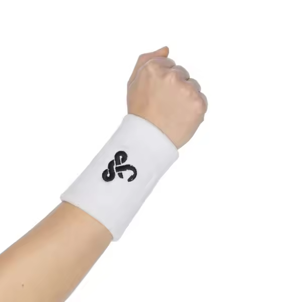 Pack Vibor-a 2 Muñequeras 12 Cm Blanco - 1