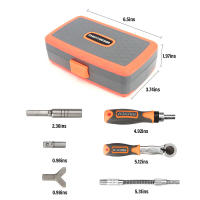 Juego De Destornilladores Y Juego De Herramientas Multipropósito 38 Piezas Con Estuche Regalo Para Hombres Para El Hogar Y Garage - details 1