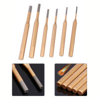 Set De 6 Piezas Chisel De Punta Redonda Para Perfilar CR-MN Acero 3-8mm Herramientas Manuales Para Carpintería Y Carving - details 0