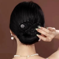 moño bajo fácil,accesorios pelo mujer,Horquillas Mágicas para Moños Bajos - Accesorios de Pelo para Mujer, Pinzas Giratorias Fáciles de Usar - details 3