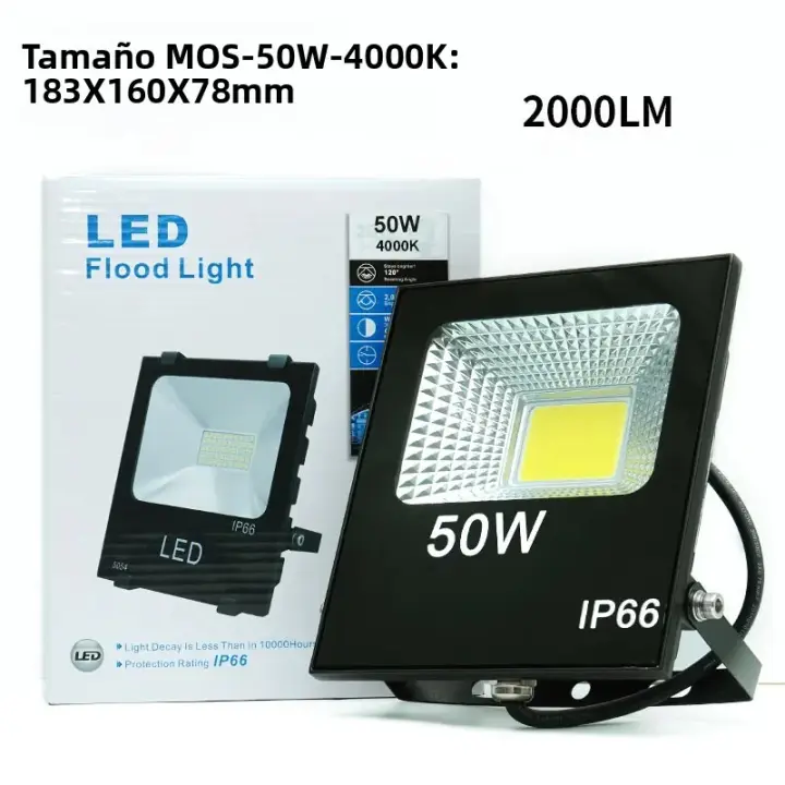 Iluminación Exterior De Edificios LED De Alta Potencia Luz De Inundación Impermeable Para Jardín Y Estadio Luz De Publicidad Moderna De Aleación De Aluminio 220V - 1