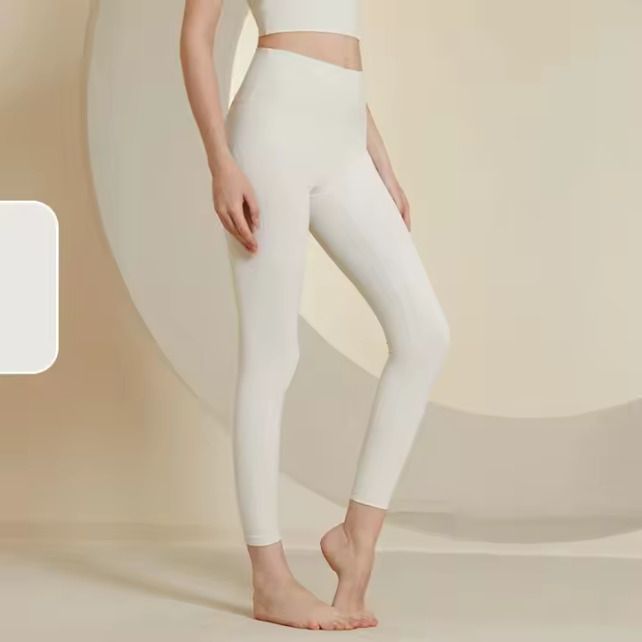 Nuevos Pantalones De Yoga De Cintura Alta Y Talla Grande Para Otoño E Invierno Con Forro De Poliéster Para Mujer Pantalones De Ejercicio Calor Térmico Para Ciclismo Y Correr - 1