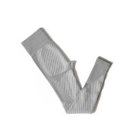 Leggings De Gimnasio Para Mujer Cintura Alta Sin Costuras Con Control De Abdomen Talla Justa Para Yoga Running Actividad Física - details 17