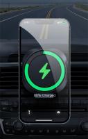 Soporte De Teléfono Móvil Para Coche Con Cargador Inalámbrico 100W Y Imán Compatible Con iPhone 14 13 pro Max Soporte De Ventilador Aire Para Carga Rápida - details 17