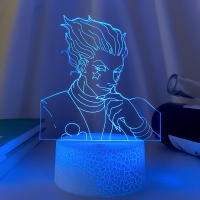 Lámpara De Noche LED USB Anime Hunter X Hunter Luz Táctil Para Niños Decoración 3D Lámpara Hisoka Iluminación Para El Dormitorio - details 13