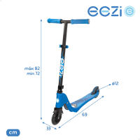Patinete 2 ruedas con luces azul EEZI - details 5