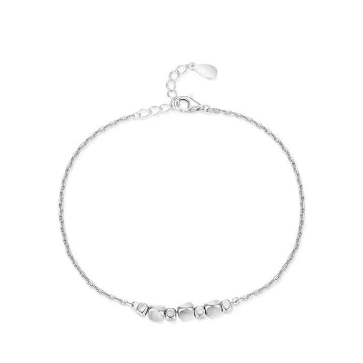 Zenyth-s925 a través del Cuerpo de Plata esterlina Diseño Geométrico pulsera Femenina Europa y los Estados Unidos Nicho de Diseño Transfronterizo de moda pulsera de Cadena ajustable - 1