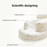 Silla Inflable Para Niños OTAUTAU Asiento Flotador De Piscina Silla De Baño Para Bebés Con Soporte De Espalda Anti Caída - details 7
