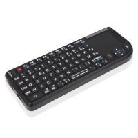 Teclado Inalámbrico Mini Con Iluminación RGB Teclado Azerty Francés Español Ruso Con Touchpad Para PC Smart TV Box Aire Mouse Kit Para Laptop Y Desktop - details 7